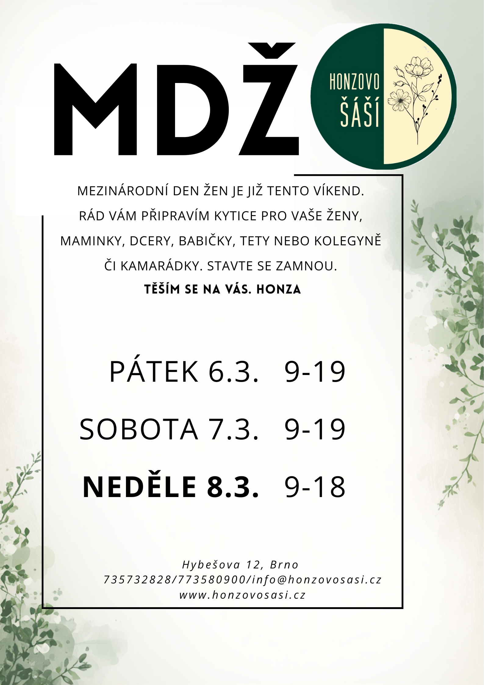 Simple Minimalist Business Aesthetic Store Opening Hours Poster